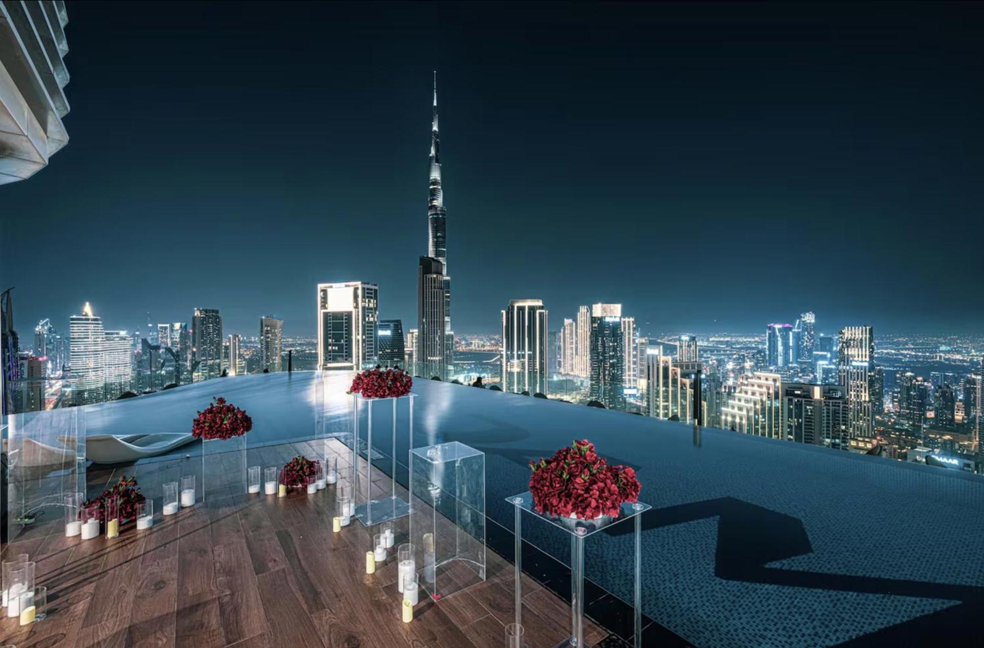 Highest Infinity Pool In Downtown Dubai Exterior foto
