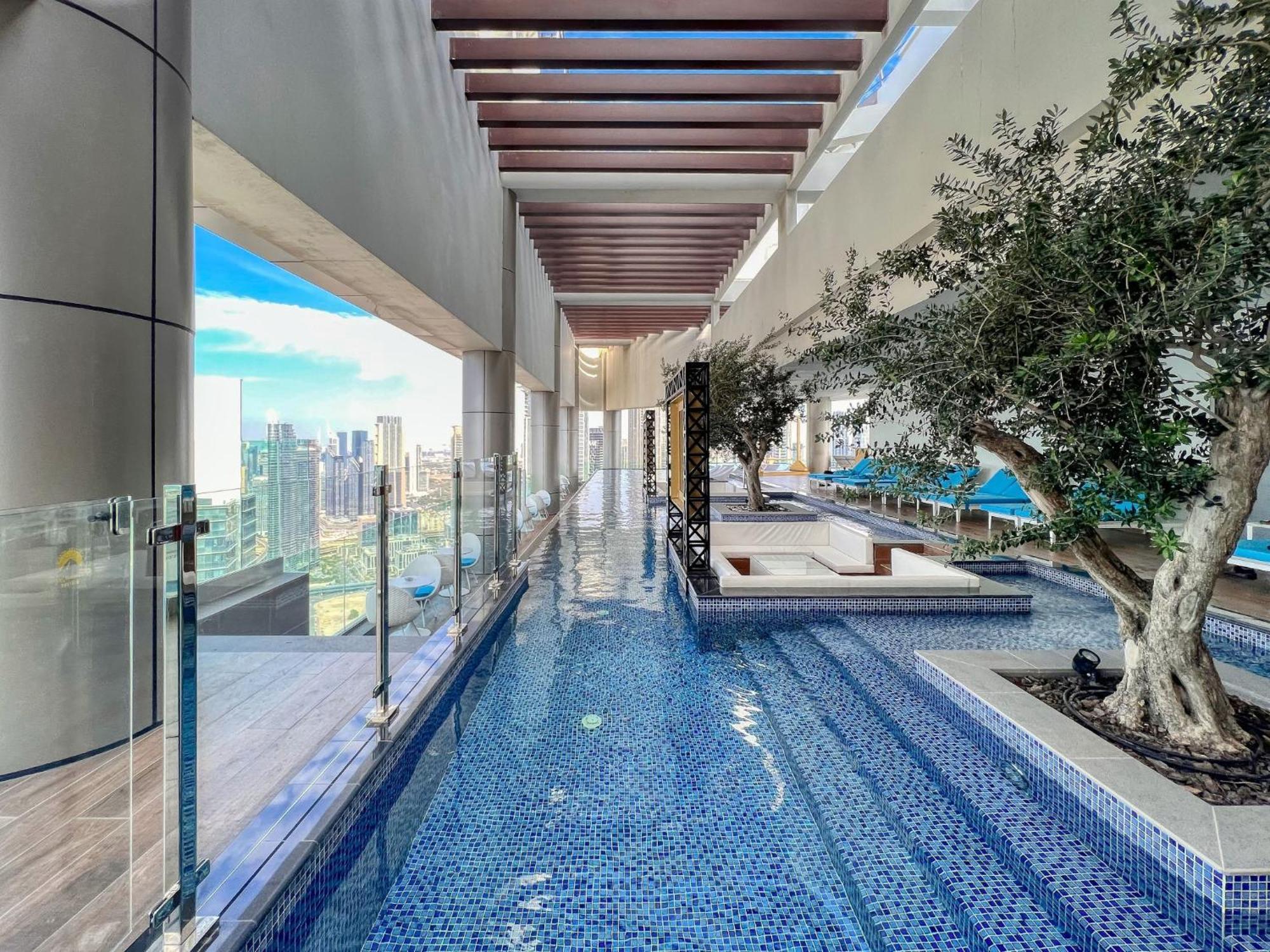 Highest Infinity Pool In Downtown Dubai Exterior foto